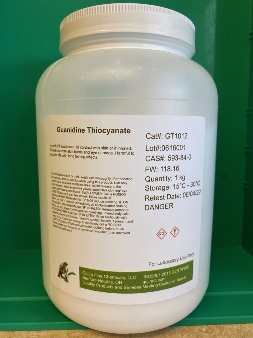 Guanidine Thiocyanate - Gojira Fine Chemicals, LLC